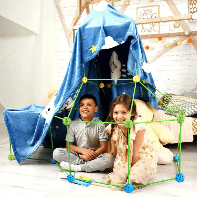 Children’s Building Set Creative Forts Tents Educational Plastic Toy 1