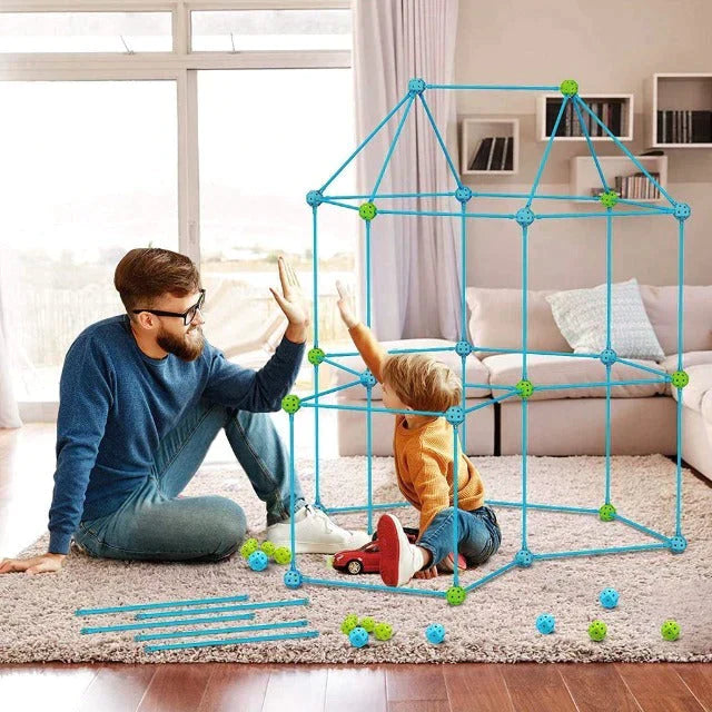 Children’s Building Set Creative Forts Tents Educational Plastic Toy 3