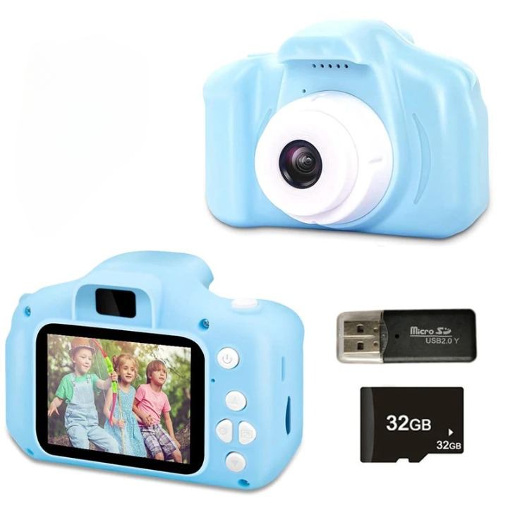 Children's Camera with 1080p HD Video – Durable, Fall-Resistant for Ages 3 and Up, Dual Camera Function 0
