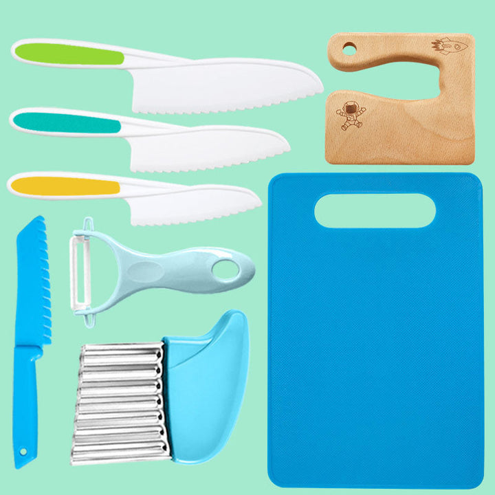 Children’s Cooking Set 8-Piece BPA-Free Kitchen Tools Safe for Ages 2 and Up 3