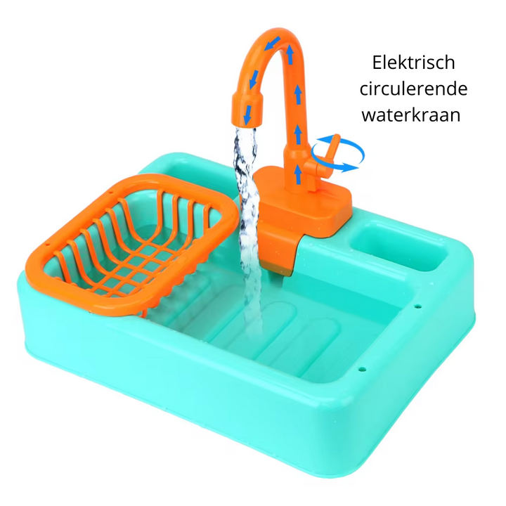 Children’s Educational Sink Toy Interactive Water Tap Durable Plastic 3