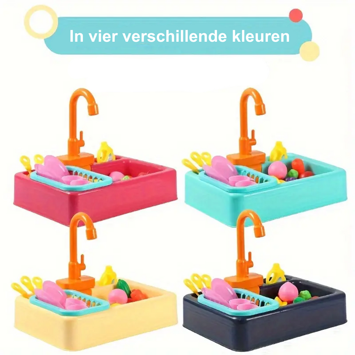 Children’s Educational Sink Toy Interactive Water Tap Durable Plastic 5