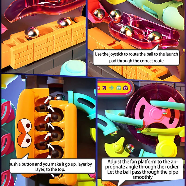Children’s Educational Toy Multi-Layer Track Adventure Game Non-Toxic Plastic 4