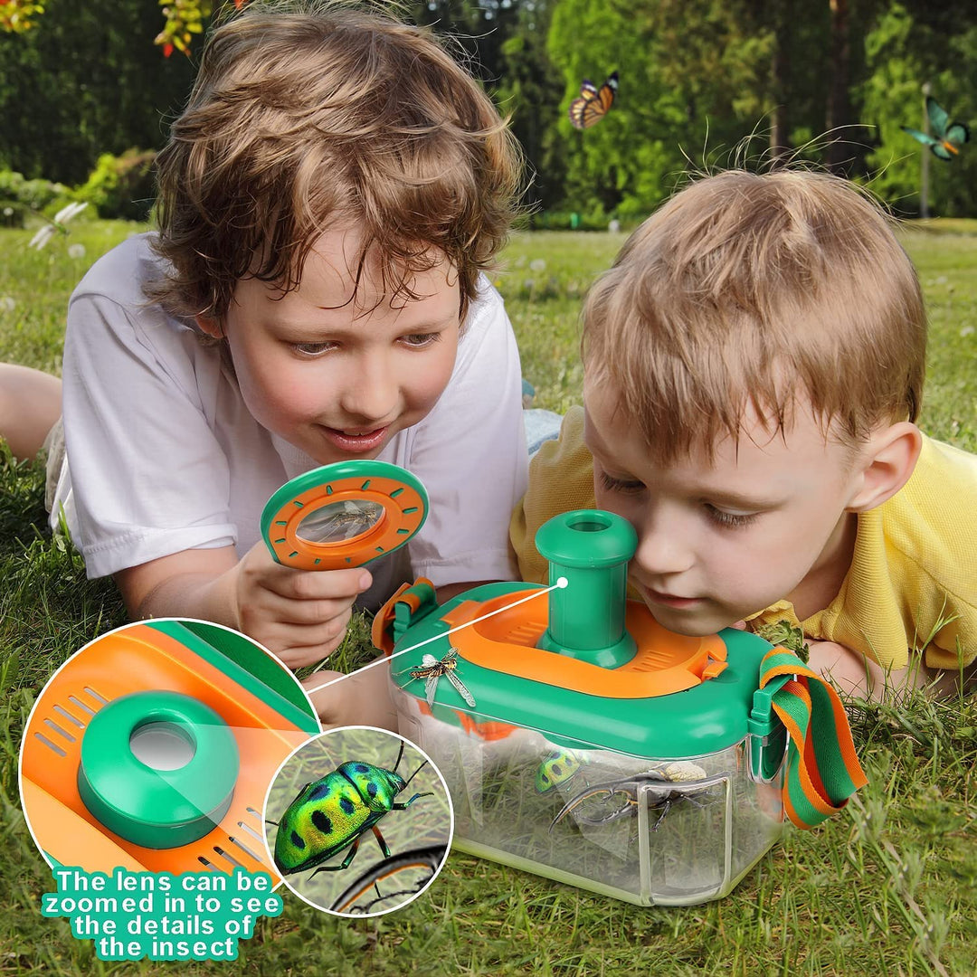 Children’s Insect Exploration Set Safe Plastic with Magnifying Glass and Terrarium 2
