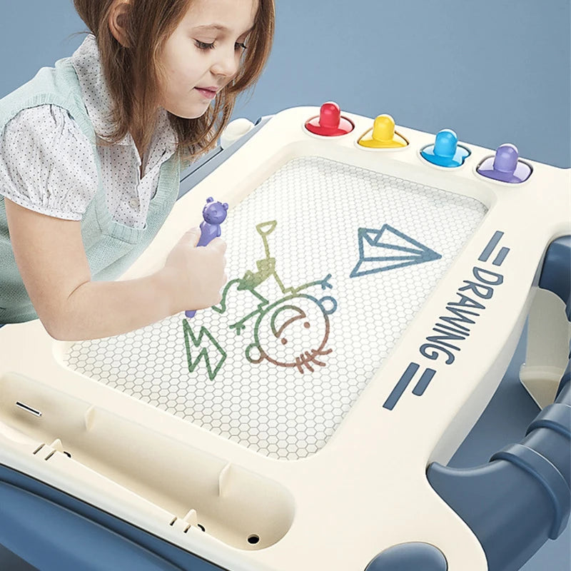 Children’s Magnetic Drawing Board Reusable Educational Toy BPA-Free Plastic 1