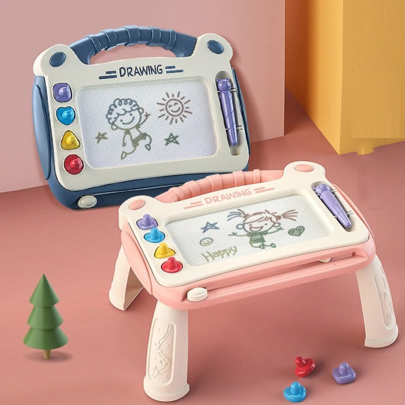Children’s Magnetic Drawing Board Reusable Educational Toy BPA-Free Plastic 2