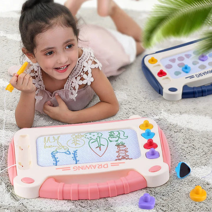 Children’s Magnetic Drawing Board Reusable Educational Toy BPA-Free Plastic 3
