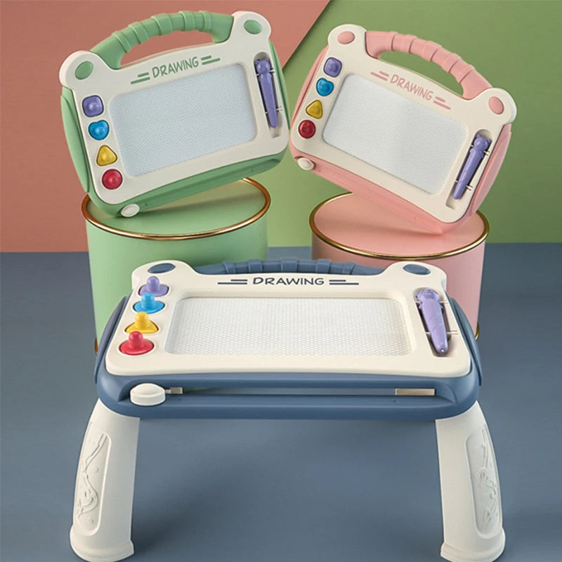 Children’s Magnetic Drawing Board Reusable Educational Toy BPA-Free Plastic 4