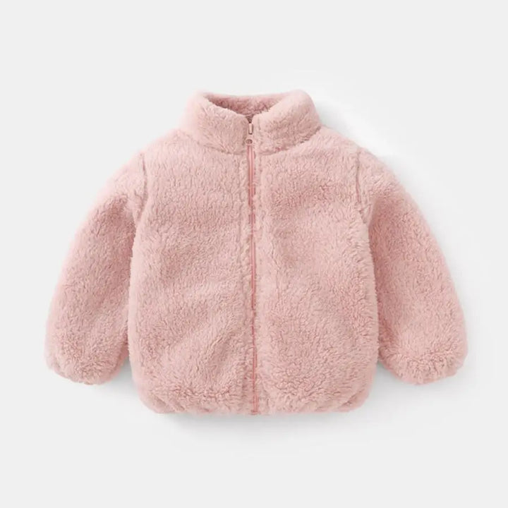 Children’s Plush Coat Casual Warm Jacket Autumn Winter Unisex 11