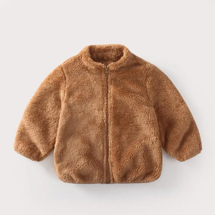 Children’s Plush Coat Casual Warm Jacket Autumn Winter Unisex 12