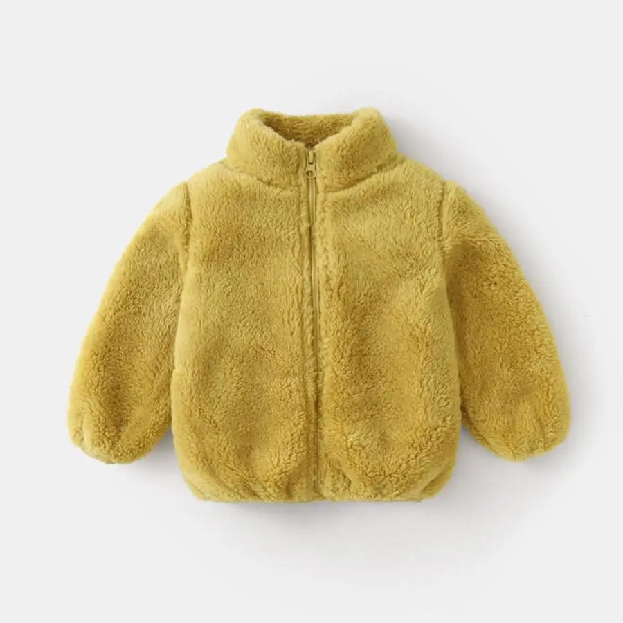 Children’s Plush Coat Casual Warm Jacket Autumn Winter Unisex 13