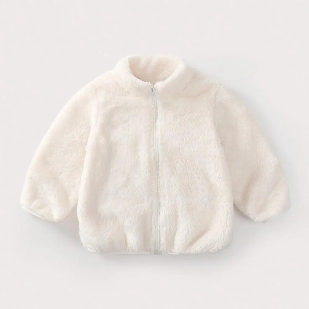Children’s Plush Coat Casual Warm Jacket Autumn Winter Unisex 6