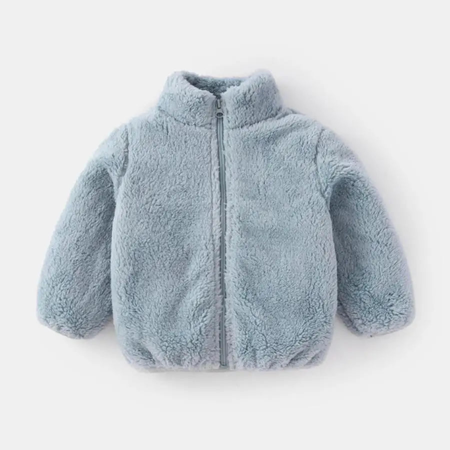 Children’s Plush Coat Casual Warm Jacket Autumn Winter Unisex 8