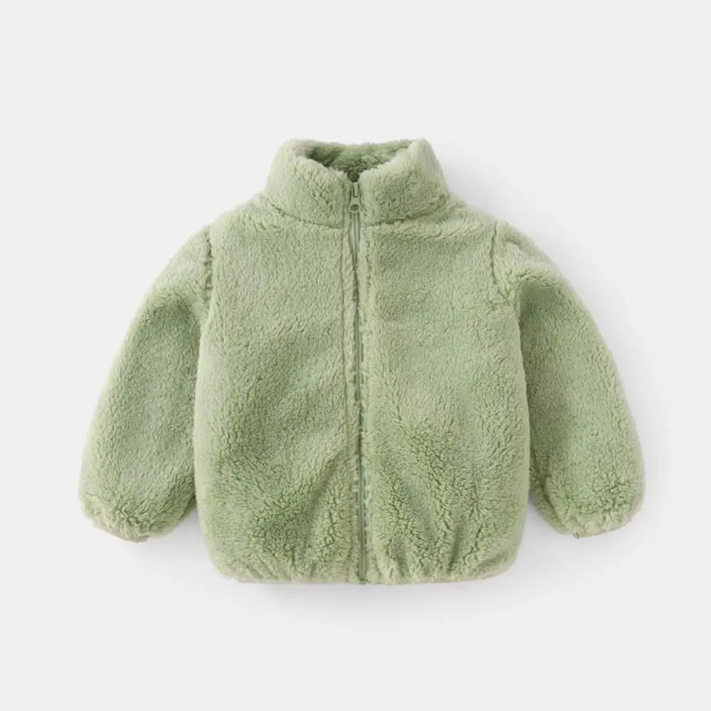 Children’s Plush Coat Casual Warm Jacket Autumn Winter Unisex 9