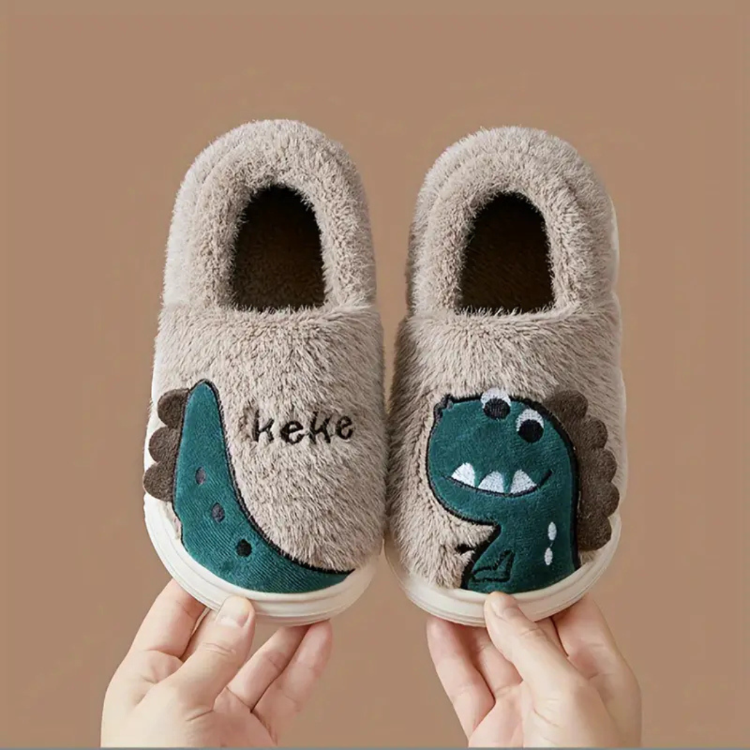 Children's Slippers with Dino Design – DinoSteps 3