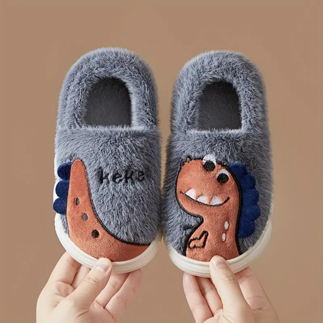 Children's Slippers with Dino Design – DinoSteps 4