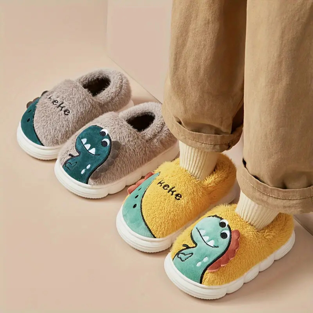Children's Slippers with Dino Design – DinoSteps 6