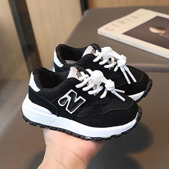 Children's Sneakers Lightweight Breathable Mesh Unisex Anti-Slip Laces Size 21-28 5