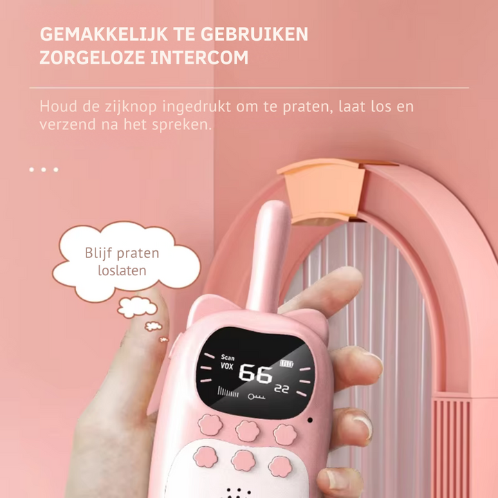 Children’s Walkie Talkie Rechargeable 3 km Range Lightweight Durable Design 2