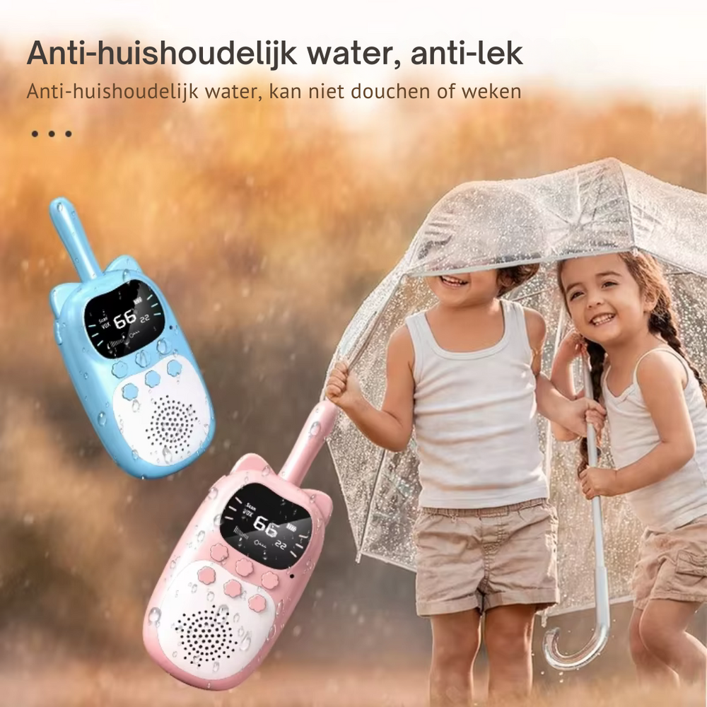 Children’s Walkie Talkie Rechargeable 3 km Range Lightweight Durable Design 4