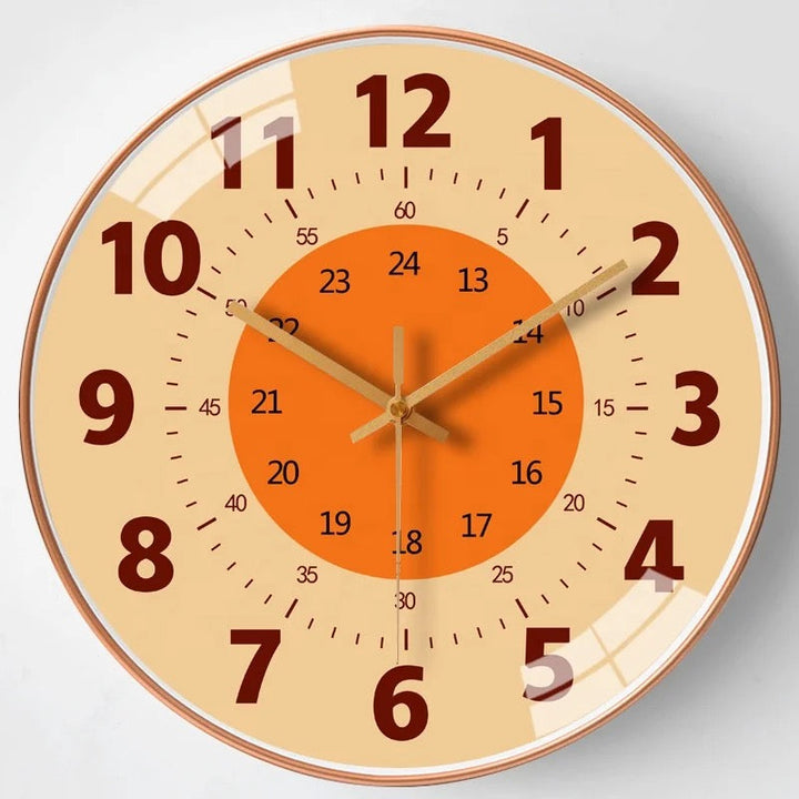 Children’s Wall Clock Colorful Learning Time Management ABS Plastic 3