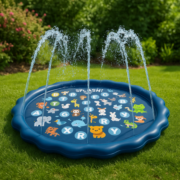 Children’s Water Play Mat Durable PVC 100 cm Safe for Outdoor Fun 0