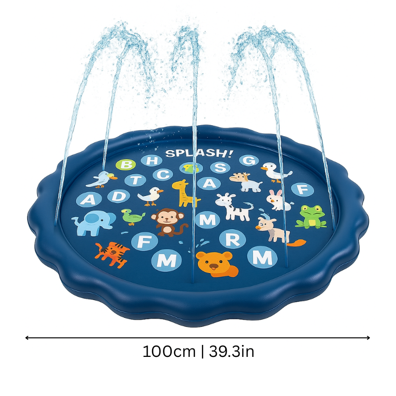 Children’s Water Play Mat Durable PVC 100 cm Safe for Outdoor Fun 5