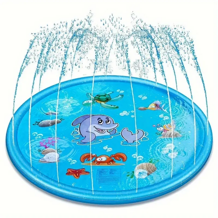 Children’s Water Play Mat Outdoor Fun 170 cm PVC with Integrated Jets 0