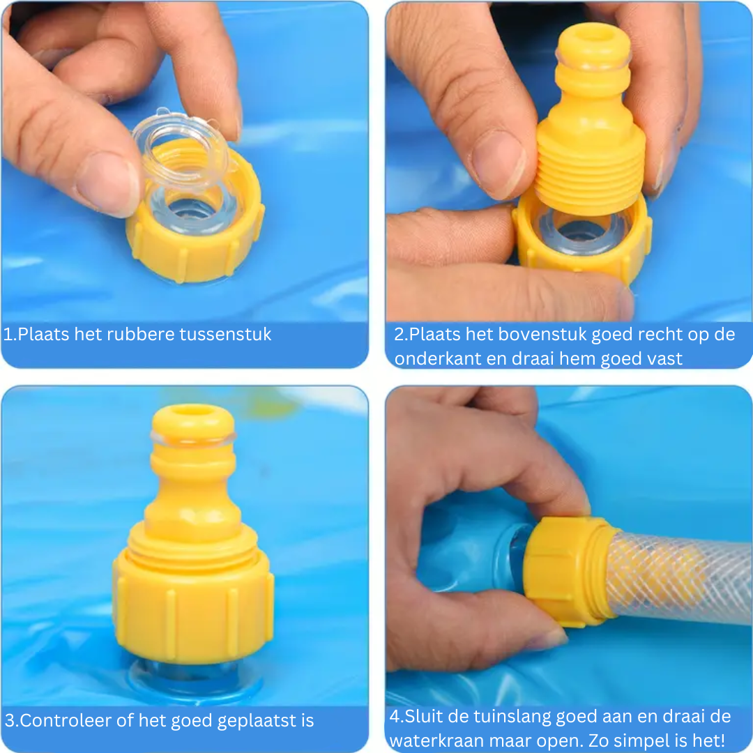 Children’s Water Play Mat Outdoor Fun 170 cm PVC with Integrated Jets 2