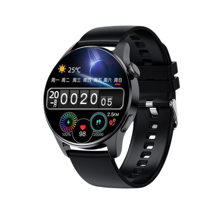 Classic Smartwatch with Health Tracking, Notifications, and Water Resistance – Elegant Design 3