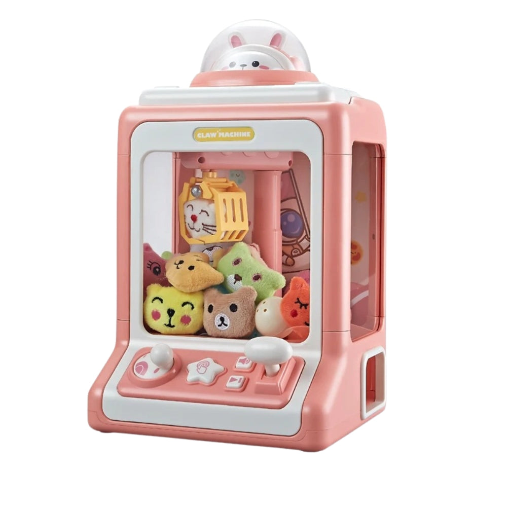 ClawJoy - Mini claw machine with remote control and light-up game cabinet 1