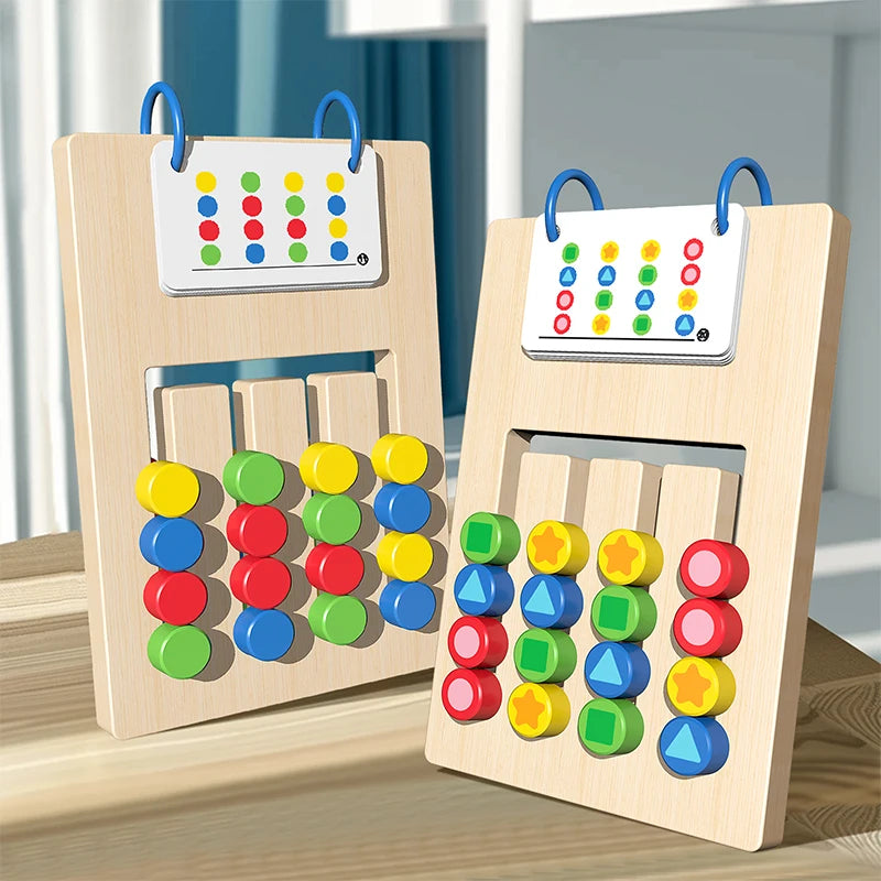 Cognitief Sorteer Spel voor Kinderen – Houten Spel voor Creativiteit en Logisch Denken, 22.2 x 14.8 cm 0