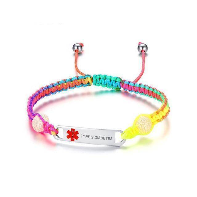 ColorfulGuard | Playful Durable Children's Diabetic Medical Alert Bracelet 0