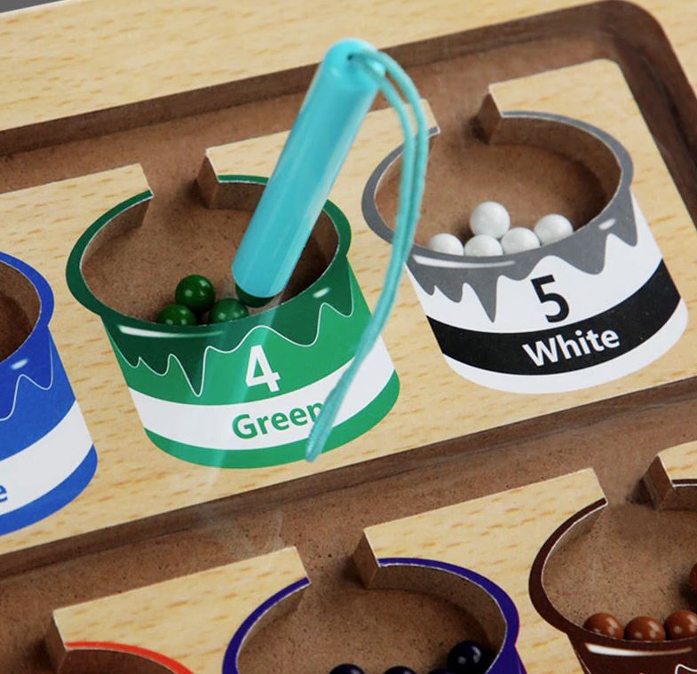 Colorful Magnetic Counting Puzzle - MagniTally 2