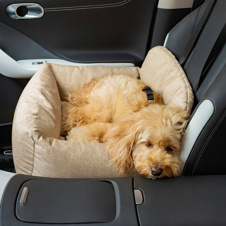 ComfortPaws | Durable Large Washable Dog Car Bed with Secure Straps 4