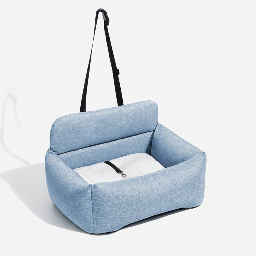 ComfortPaws | Durable Large Washable Dog Car Bed with Secure Straps 9