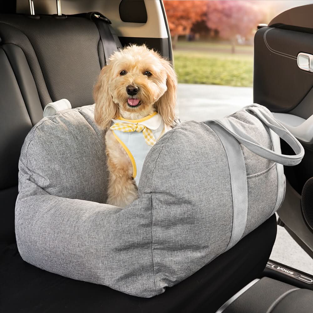ComfyPaw | Cozy Adjustable Dog Seat Bed for Safe Travel 18