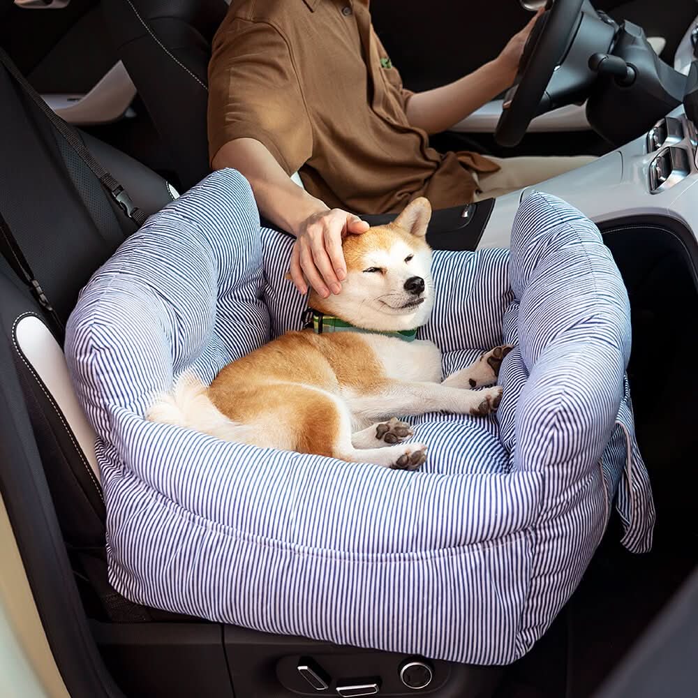 ComfyPaw | Cozy Adjustable Dog Seat Bed for Safe Travel 19