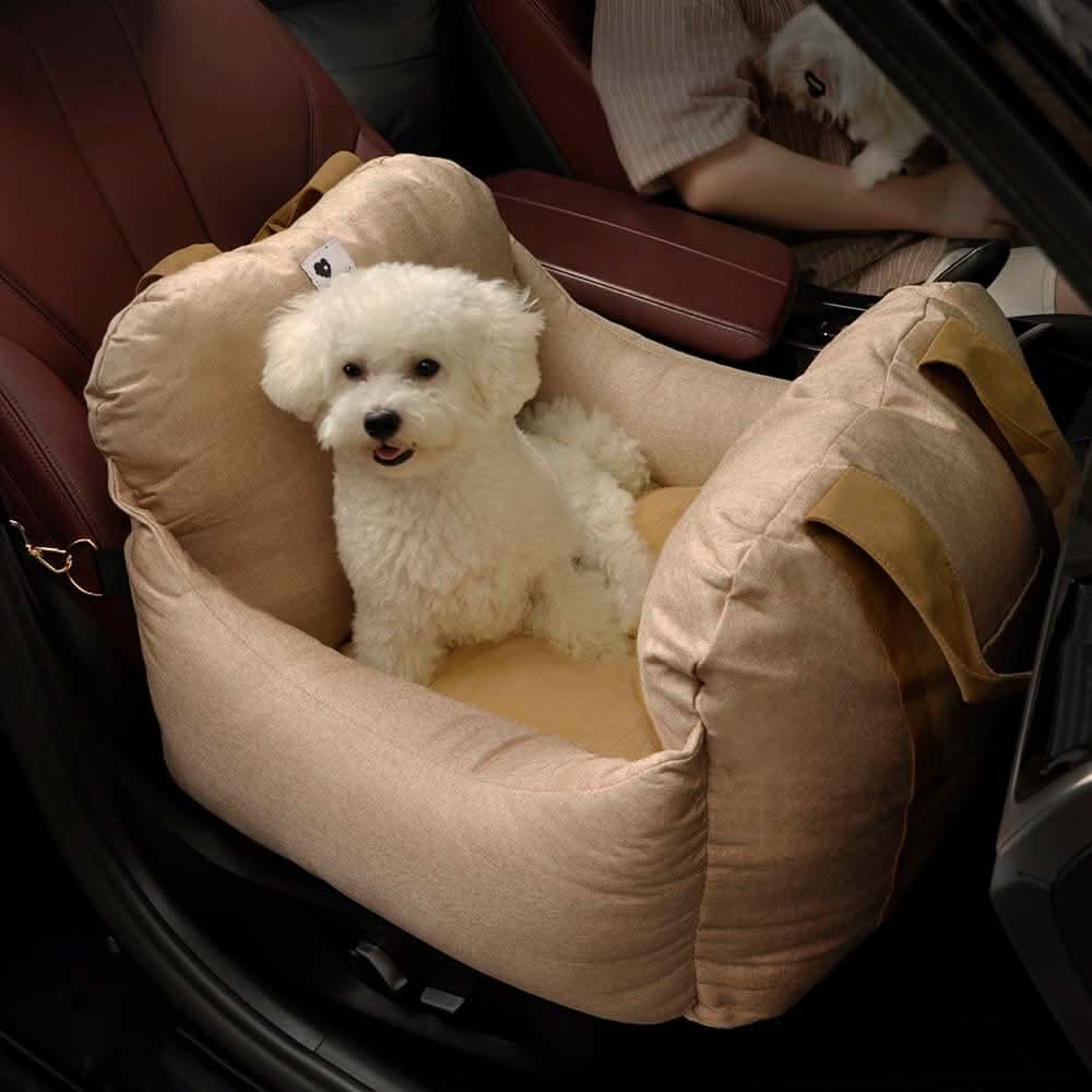 ComfyPaw | Cozy Adjustable Dog Seat Bed for Safe Travel 2