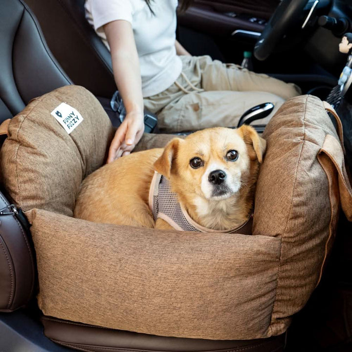 ComfyPaw | Cozy Adjustable Dog Seat Bed for Safe Travel 23