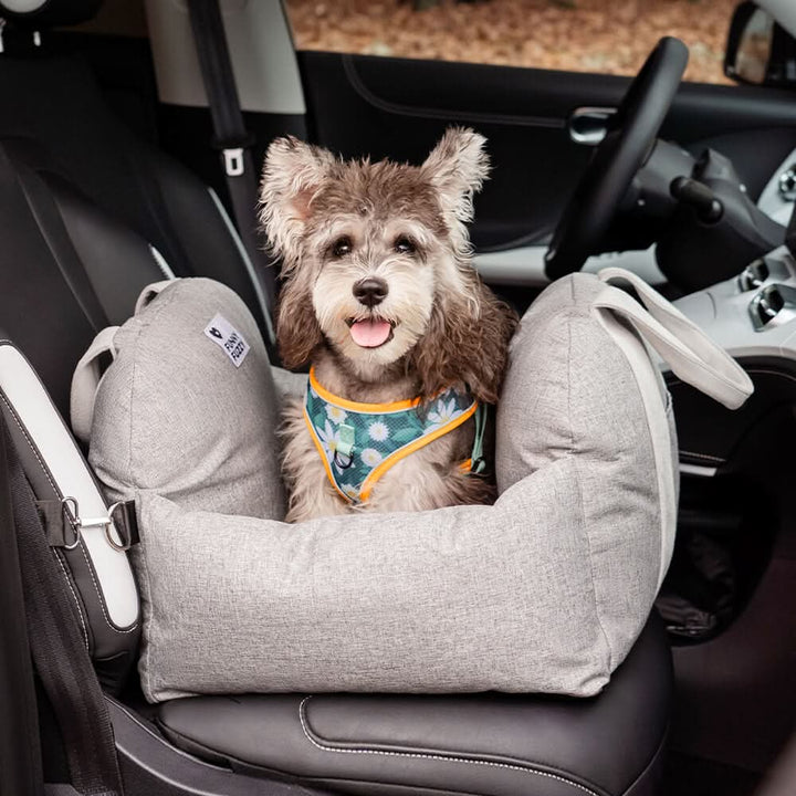 ComfyPaw | Cozy Adjustable Dog Seat Bed for Safe Travel 25