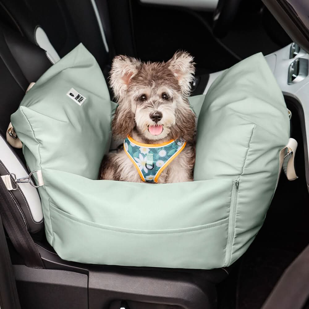 ComfyPaw | Cozy Adjustable Dog Seat Bed for Safe Travel 26