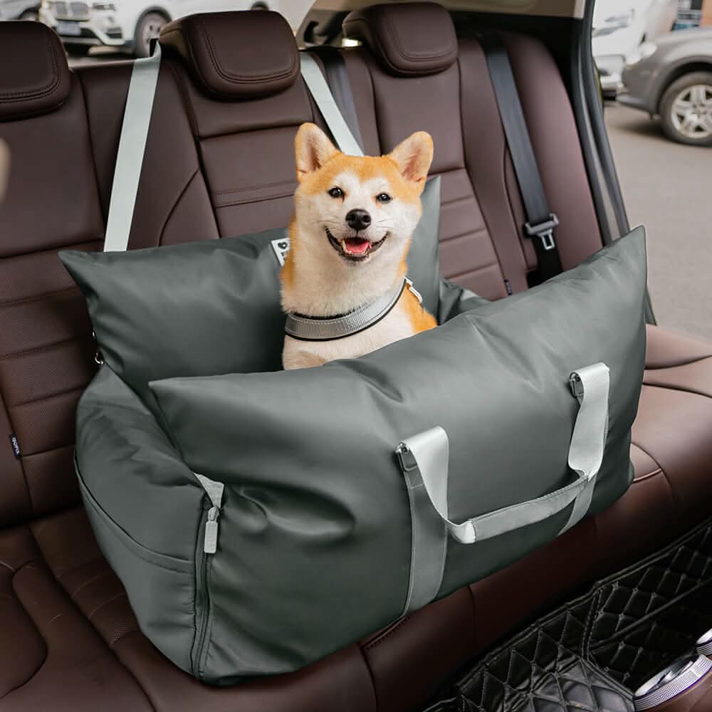 ComfyPaw | Cozy Adjustable Dog Seat Bed for Safe Travel 27