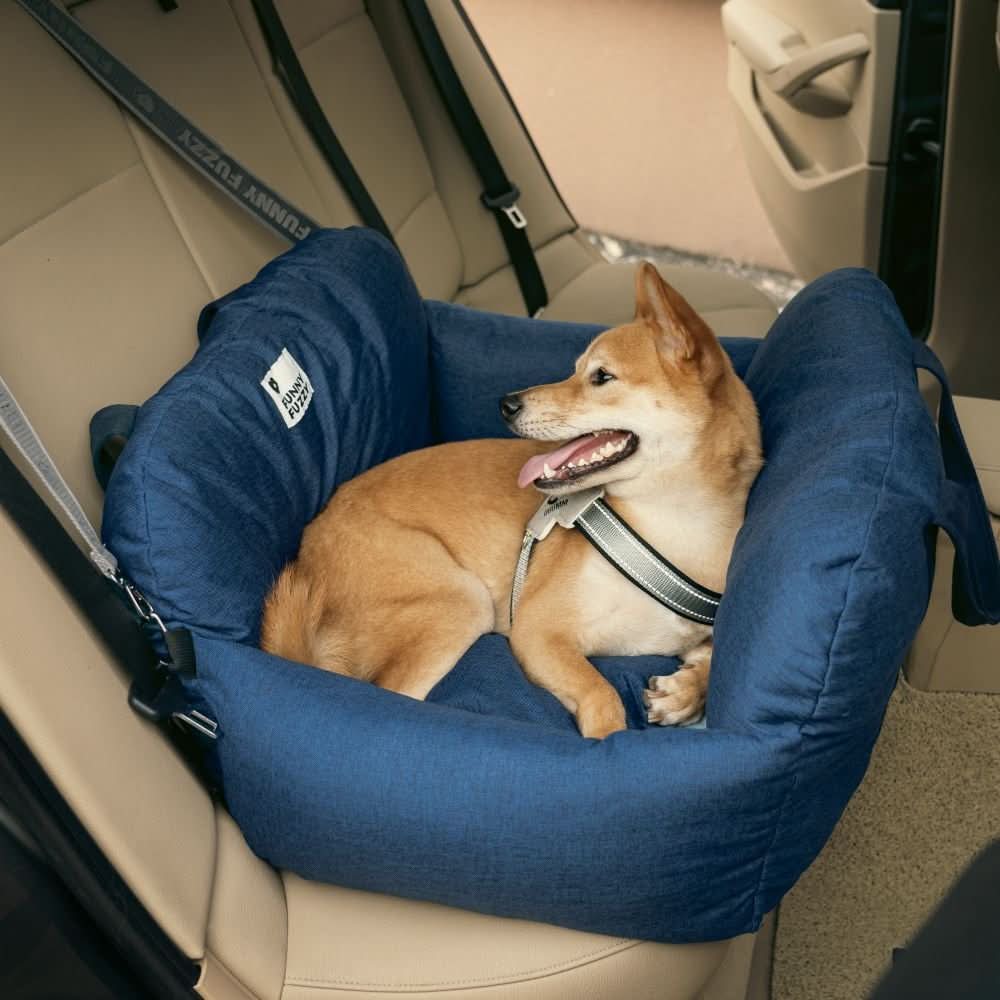ComfyPaw | Cozy Adjustable Dog Seat Bed for Safe Travel 29