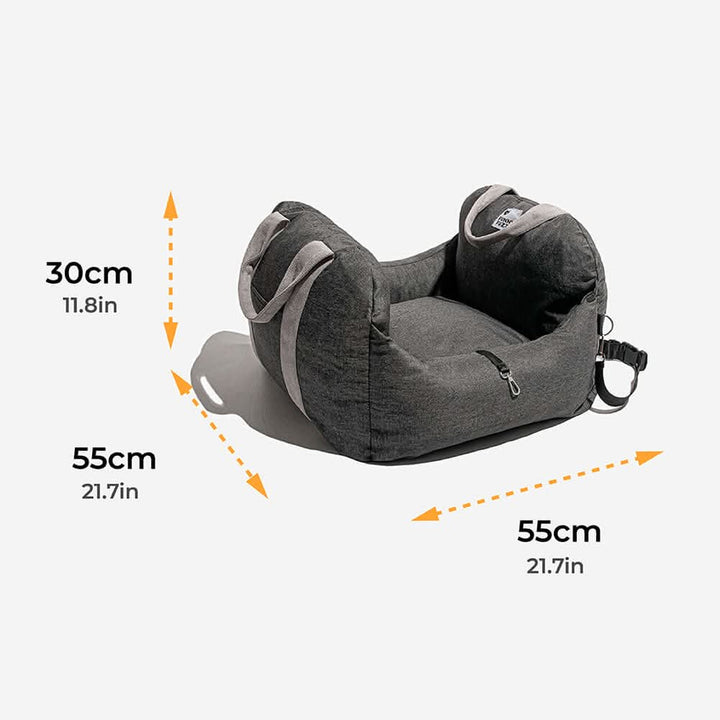 ComfyPaw | Cozy Adjustable Dog Seat Bed for Safe Travel 7