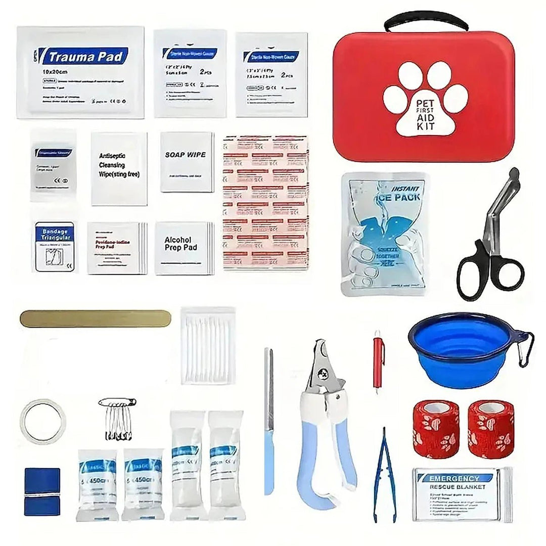 Compact First Aid Kit for Dogs and Cats – Essential Pet Care Supplies 3
