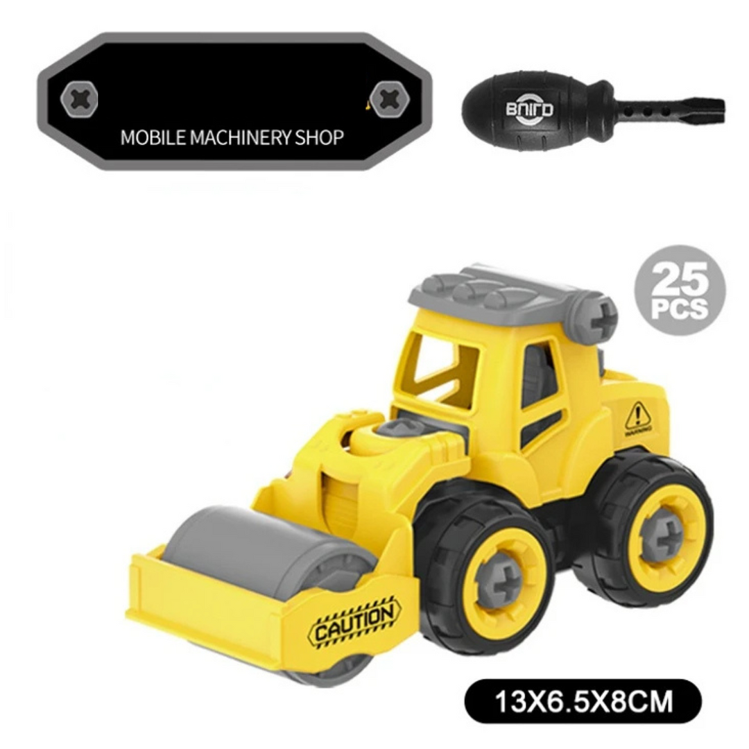 Construction trucks - technology and imagination with construction vehicles - DIY construction vehicle 0