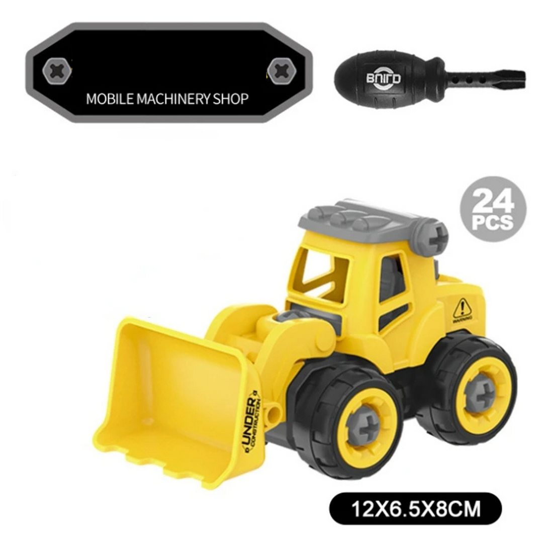 Construction trucks - technology and imagination with construction vehicles - DIY construction vehicle 10