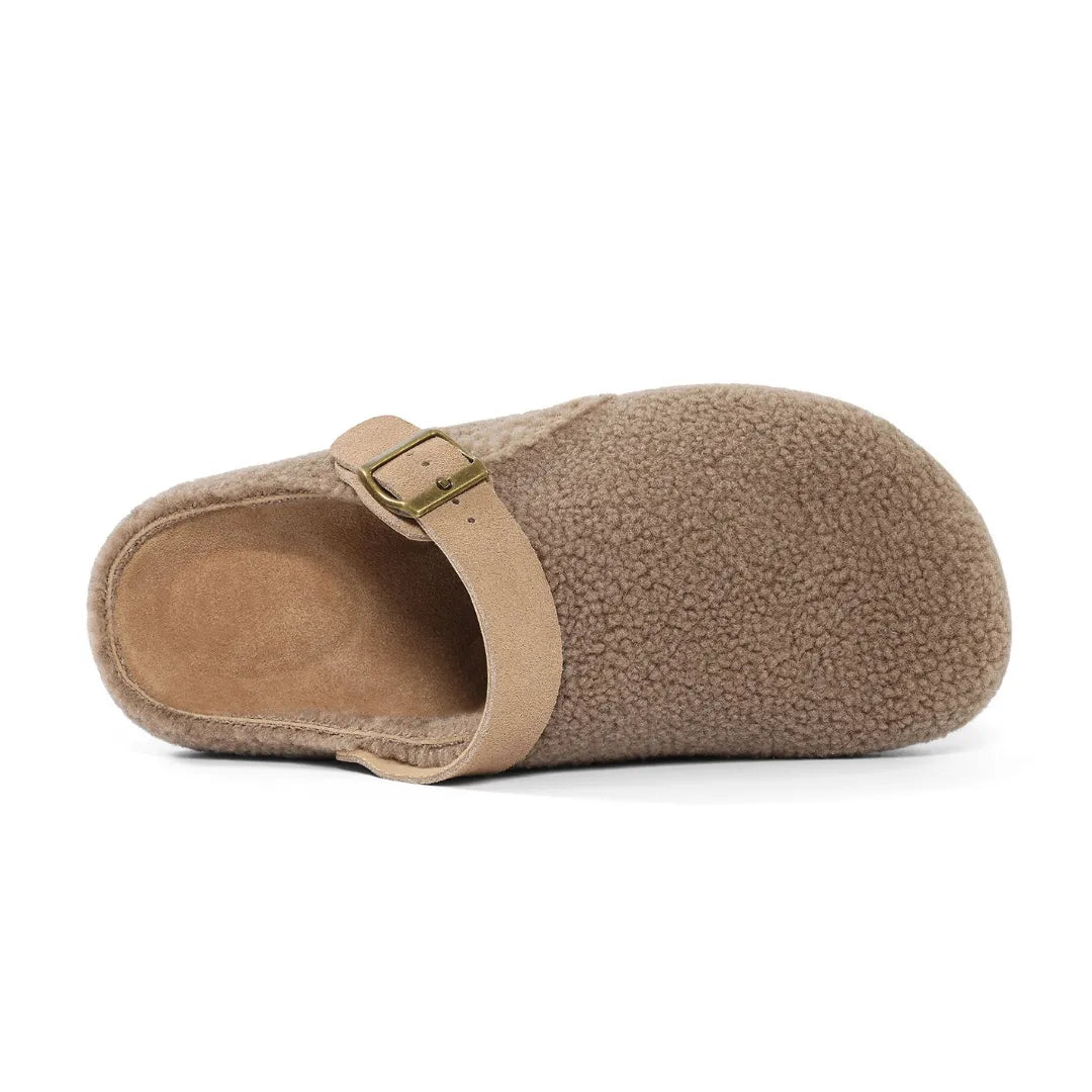 CorkComfort | Cozy Adjustable Fur Women's Slippers with Cork Sole 2