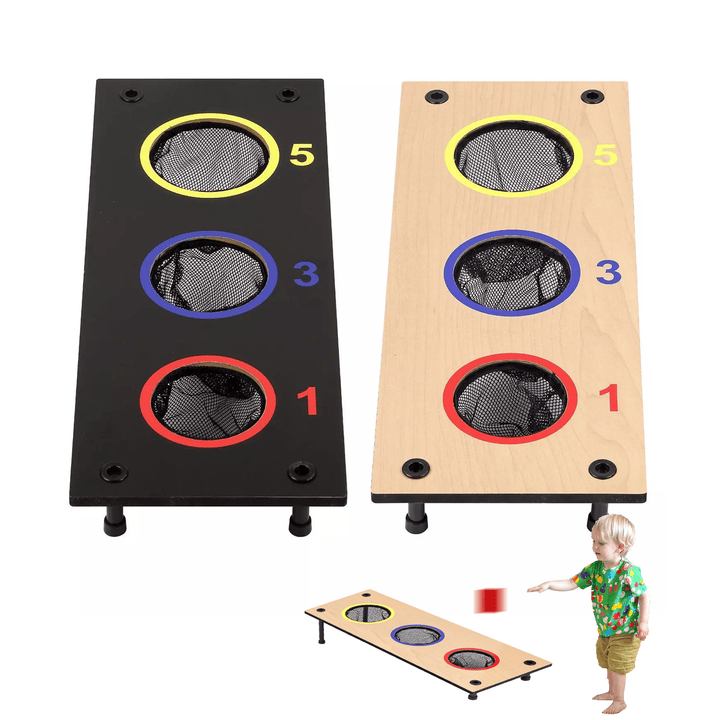 Corn Board Hole Sets UK - Kids Bean Bag Toss Game Set Family Garden Fun 7